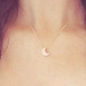 Gold Moon Necklace